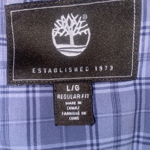 Timberland Plaid Shirt. Mens Large. - Picture 3 of 3